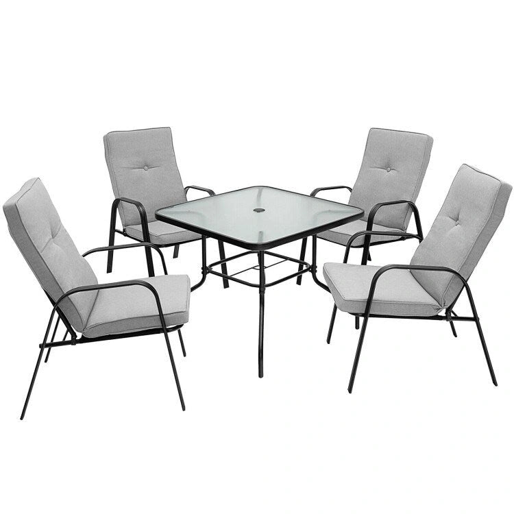 Chaise de salle à manger empilable pour patio extérieur