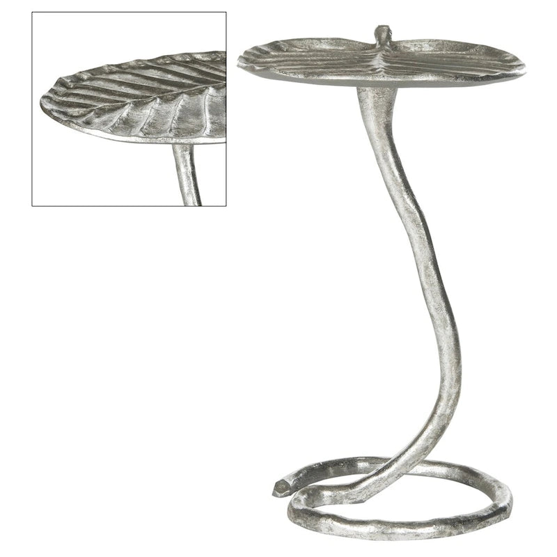 Table d'appoint dorée – 15 x 13 x 21 – 15 po L x 13 po P x 21 po H