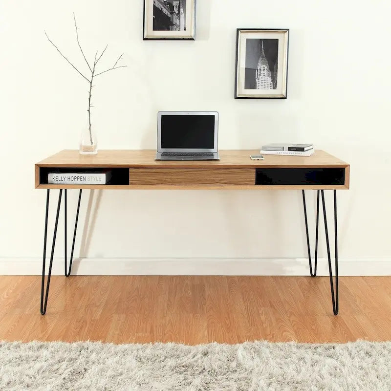 Bureau avec pieds en métal