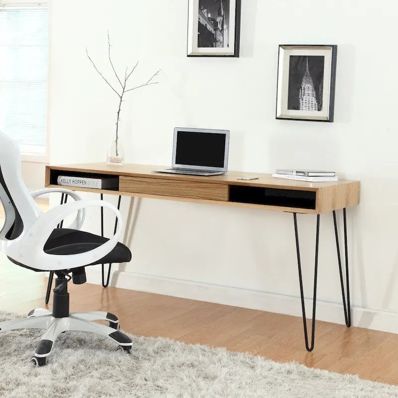 Bureau avec pieds en métal