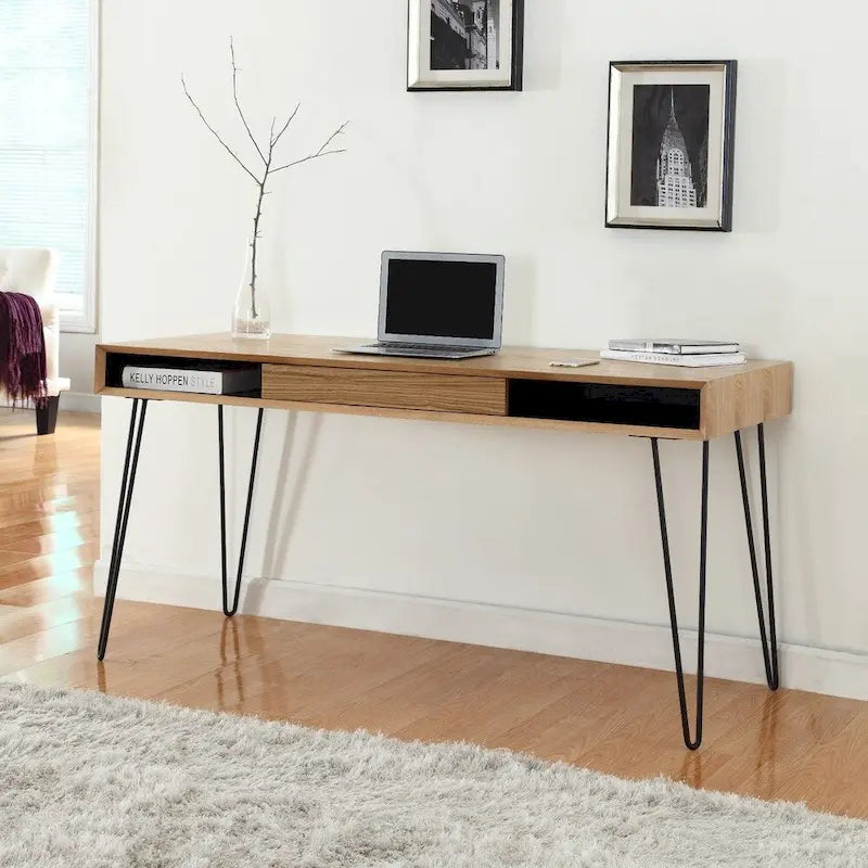 Bureau avec pieds en métal