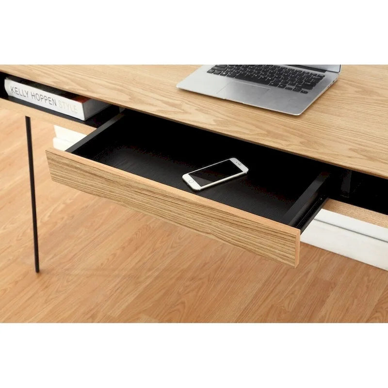 Bureau avec pieds en métal