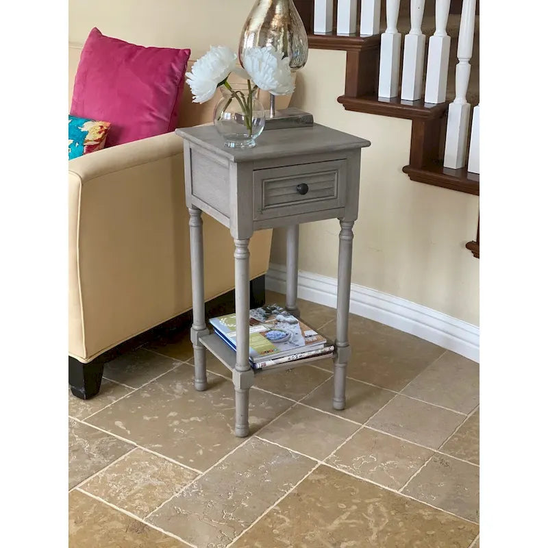 Table d'appoint avec rangement