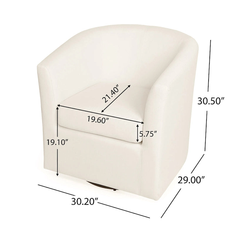 Fauteuil club pivotant
