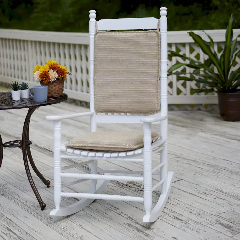 Fauteuil à bascule réversible en chenille